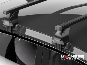 Alfa Romeo Tonale Roof Rack Cross Bars - for models w/o factory roof rails - Black 